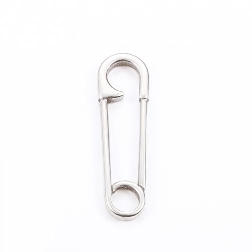 Stainless Steel Pendants 304 Stainless Steel Safety Pin DIY nickel lead & cadmium free Approx Sold By Bag