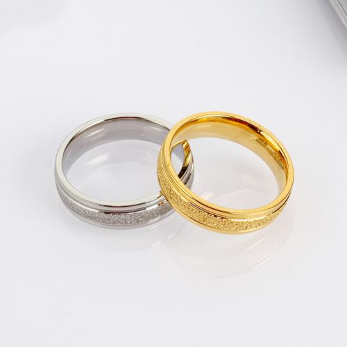Titanium Čelik Finger Ring, uglađen, modni nakit & bez spolne razlike & različite veličine za izbor, više boja za izbor, Prodano By PC