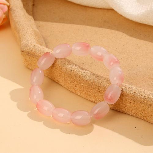 Glass Beads Bracelet fashion jewelry & Unisex Length Approx 18 cm Sold By PC