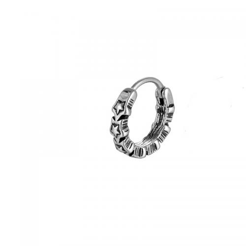 Titanio Acciaio Orecchini, Titantium acciaio, placcato, gioielli di moda, argento, 16x15mm, Venduto da PC