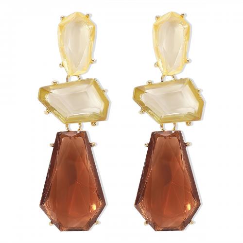 Resin Earring handmade fashion jewelry & for woman Sold By Pair