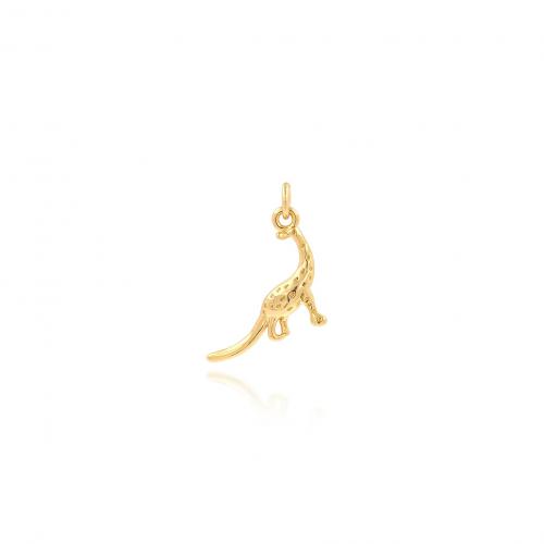 Brass Jewelry Pendants Giraffe 18K gold plated fashion jewelry & DIY nickel lead & cadmium free Sold By PC