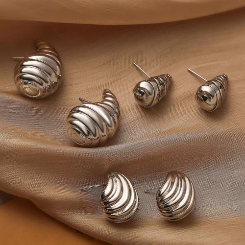Brass Stud Earring, plated, different styles for choice & for woman, more colors for choice, nickel, lead & cadmium free, Sold By Pair
