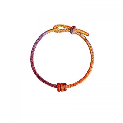 corde de coton bracelet, fait à la main, style folk & longueur différente pour le choix & unisexe, Vendu par PC