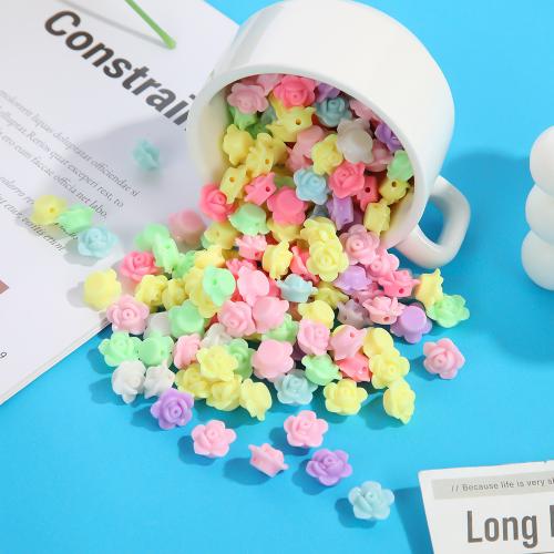 Polystyrene Beads, Flower, DIY, mixed colors, 20mm, 500G/Lot, Sold By Lot
