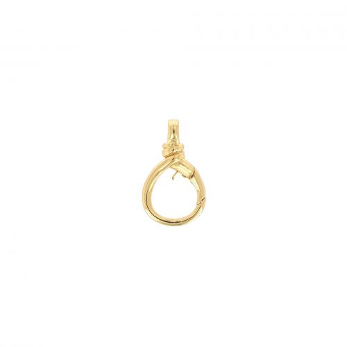 Brass Jewelry Clasps 18K gold plated fashion jewelry & DIY nickel lead & cadmium free Sold By PC