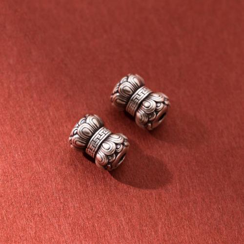 925 Sterling Silver Beads, Antique finish, DIY, nickel, lead & cadmium free, 9.50x13.50mm, Hole:Approx 2.9mm, Sold By PC