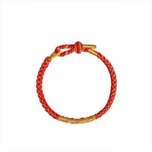 corde de coton bracelet, fait à la main, style folk & unisexe & tressé, plus de couleurs à choisir, Longueur:Environ 6-8 pouce, Vendu par PC