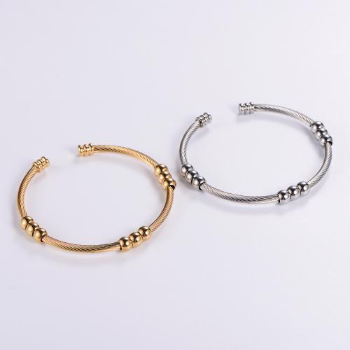 Stainless Steel Bangle 316L Stainless Steel fashion jewelry & for woman Inner Approx 60mm Sold By PC