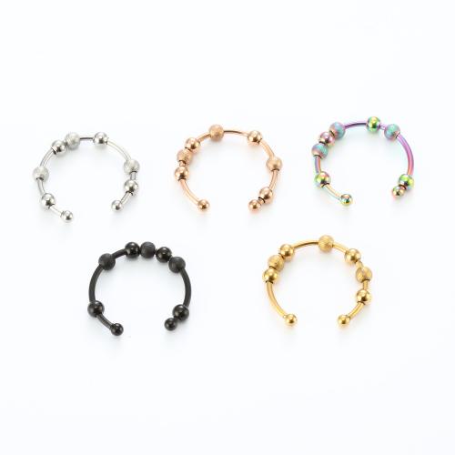 Ring Finger Titantium stali, biżuteria moda & dla obu płci, dostępnych więcej kolorów, diameter 17mm, sprzedane przez PC