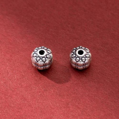 925 Sterling Silver Beads, Antique finish, DIY, original color, 12.50x10x8.50mm, Hole:Approx 2.5mm, Sold By PC