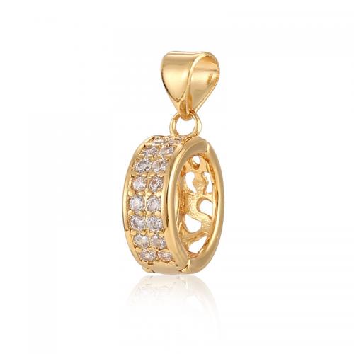 Brass Pendant Findings, plated, DIY & with rhinestone, more colors for choice, 19mm, Hole:Approx 3.5mm, Sold By PC