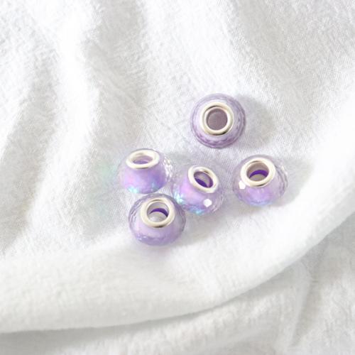 Resin Large Hole Bead, Lantern, fashion jewelry & DIY, more colors for choice, 12mm, Approx 100PCs/Bag, Sold By Bag