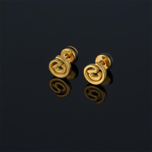 Titanium Steel  Earring plated fashion jewelry Sold By PC
