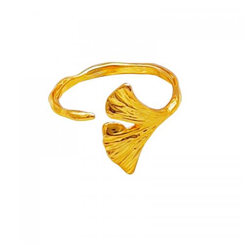 Кольца из латуни, Латунь, плакированный настоящим золотом, ювелирные изделия моды & Женский, Золотой, не содержит никель, свинец, продается PC