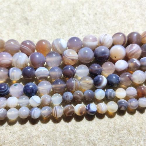 Naturlige Lace Agate perler, blonde agat, Runde, du kan DIY & forskellig størrelse for valg, blandede farver, Solgt Per Ca. 38-40 cm Strand
