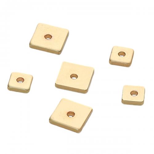 Gasket Brass Square 14K gold-filled DIY nickel lead & cadmium free Sold By PC