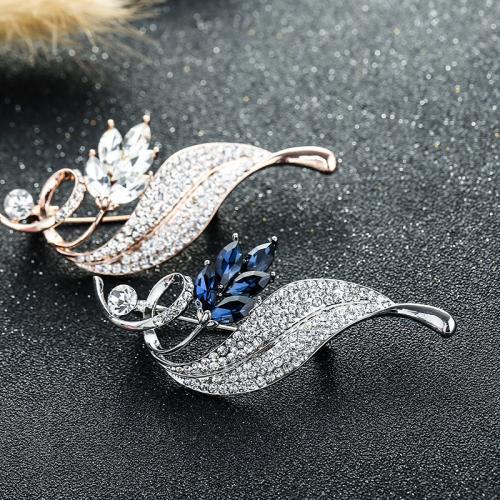 Tibetan Style Brooches, with Czech Rhinestone & Crystal, fashion jewelry & for woman, more colors for choice, nickel, lead & cadmium free, 72x31mm, Sold By PC