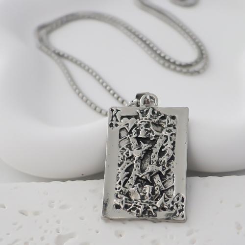 Tibetan Style Pendants, plated, DIY, silver color, nickel, lead & cadmium free, 26x42mm, Sold By PC