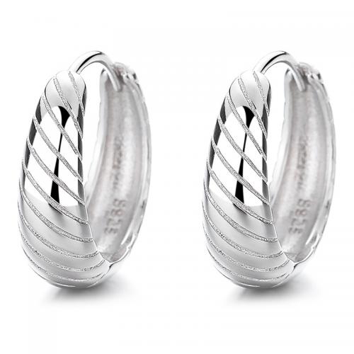 925 Sterling Silber Ohrringe, plattiert, verschiedene Größen vorhanden & für Frau, keine, verkauft von Paar