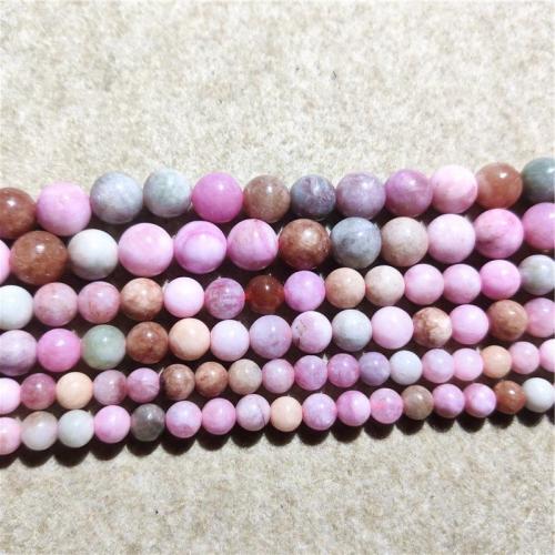 Natural Chalcedony Bead, Round, DIY & different size for choice, mixed colors, Sold Per Approx 38-40 cm Strand