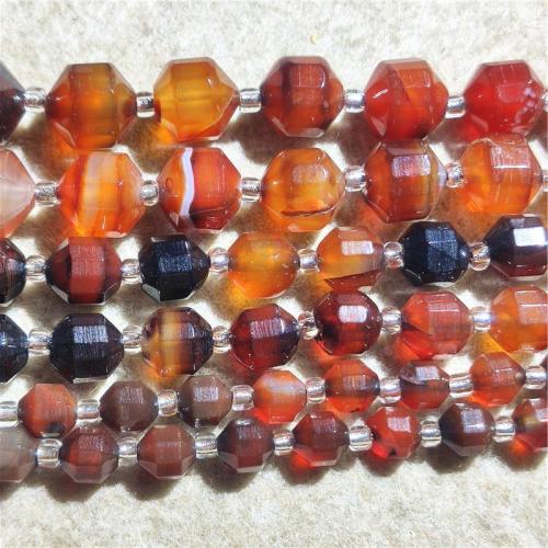 Natural Miracle Agate Beads, DIY & different size for choice & faceted, mixed colors, Sold Per Approx 36-38 cm Strand