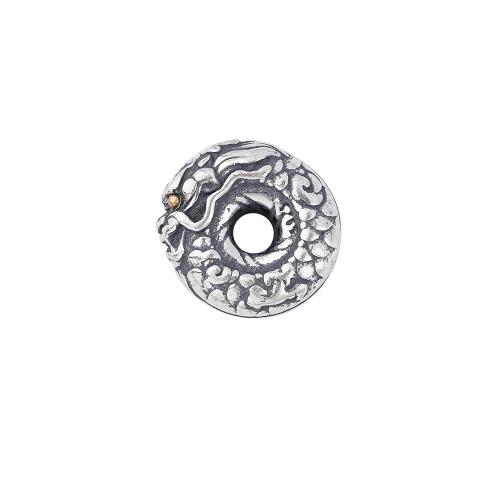 Perles en argent sterling 925, dragon, DIY, protéger l'environnement, sans nickel, plomb et cadmium, Vendu par PC