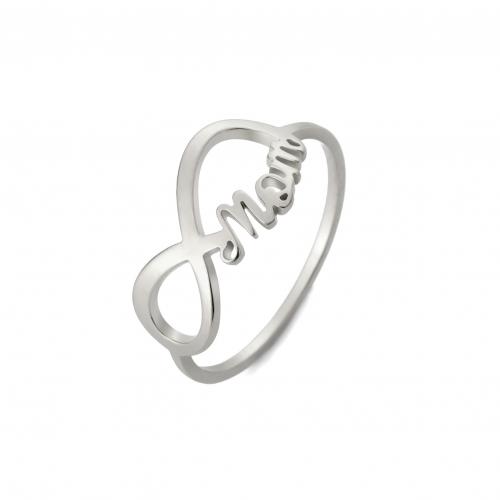 Titanium Steel Finger Ring, plated, different size for choice & for woman & hollow, more colors for choice, Sold By PC