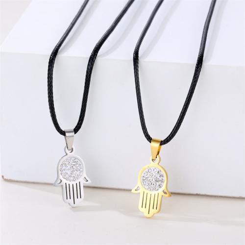 Stainless Steel Pendants 304 Stainless Steel plated DIY & with rhinestone 23mm Sold By PC