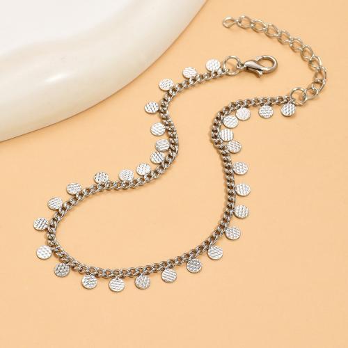 Zinc Alloy Anklet fashion jewelry & Unisex nickel lead & cadmium free Sold By PC