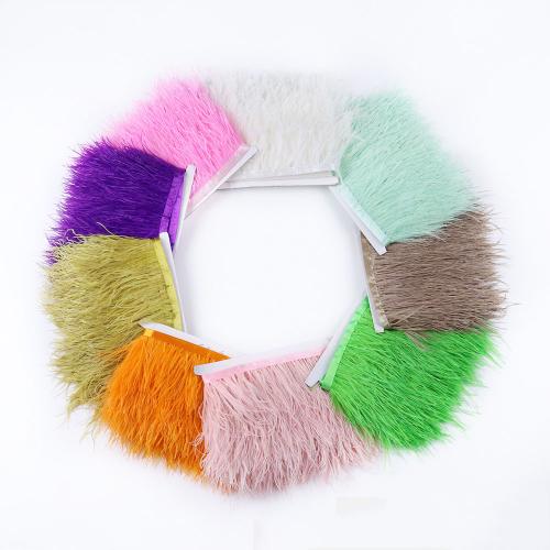 Ostrich Feather Decoration Feather, DIY, more colors for choice, Length :6-8cm., Sold By PC