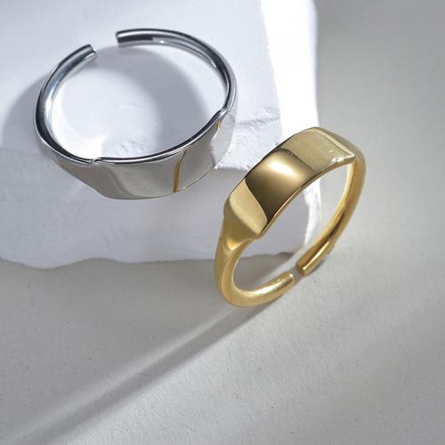 Vinger Ring in edelstaal, 304 roestvrij staal, mode sieraden & uniseks, meer kleuren voor de keuze, Verkocht door PC