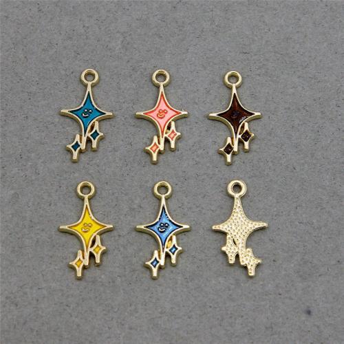 Tibetan Style Enamel Pendants, plated, fashion jewelry & DIY, more colors for choice, nickel, lead & cadmium free, 21.33x11.49x1.28mm, Approx 100PCs/Bag, Sold By Bag