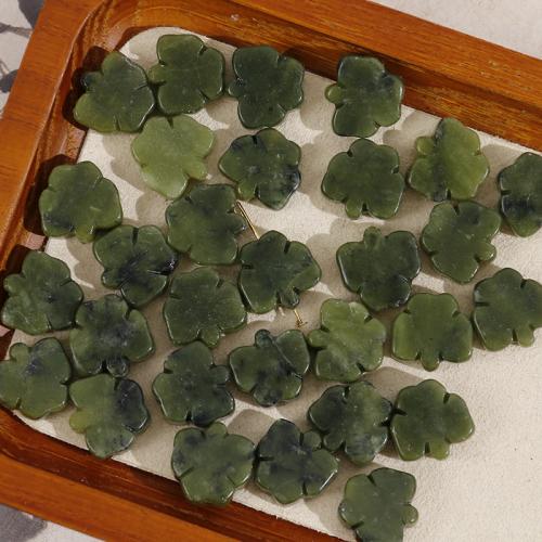 Grânulos de Jade, Southern Jade, Borboleta, DIY, verde, 14x14mm, vendido por PC
