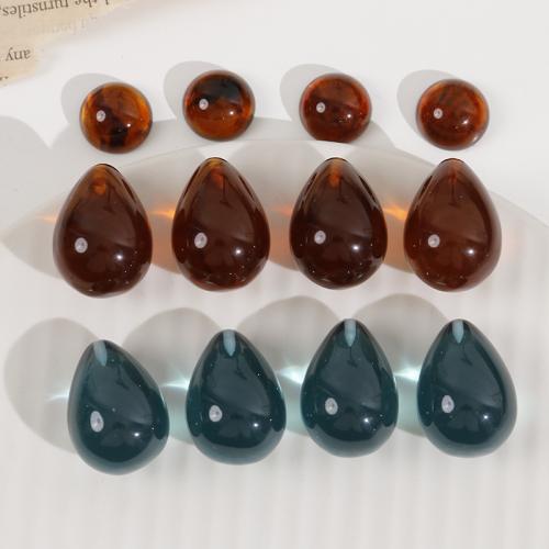 Resin Jewelry Findings, DIY, more colors for choice, 2PCs/Set, Sold By Set