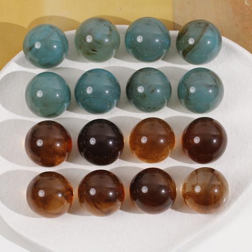 Resin Jewelry Beads, Round, DIY, more colors for choice, 21x18mm, Sold By PC
