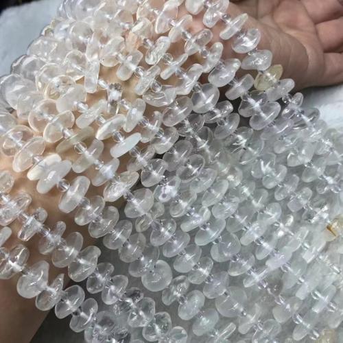 Natural Clear Quartz Beads polished DIY beads length 10-12mm Sold Per Approx 38-40 cm Strand