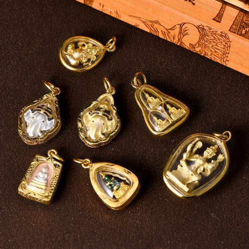 Tibetan Style Pendants, Unisex & different styles for choice, golden, nickel, lead & cadmium free, Sold By PC