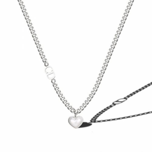 Titanium Steel Necklace, with 5cm extender chain, Heart, polished, fashion jewelry & Unisex, original color, nickel, lead & cadmium free, Length:Approx 40 cm, Sold By PC