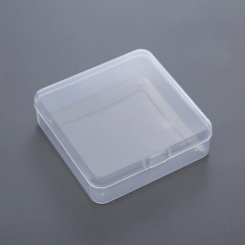 Storage Box, Polypropylene(PP), Square, dustproof, 95x95x28mm, Sold By PC