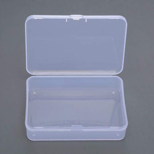 Storage Box, Polypropylene(PP), Rectangle, dustproof, 105x75x25mm, Sold By PC