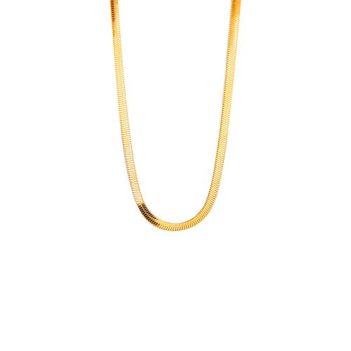 Halskette, 304 Edelstahl, plattiert, für den Menschen, keine, Länge ca. 41-50 cm, verkauft von PC