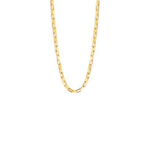 Halskette, 304 Edelstahl, plattiert, für den Menschen, keine, Länge ca. 51-80 cm, verkauft von PC