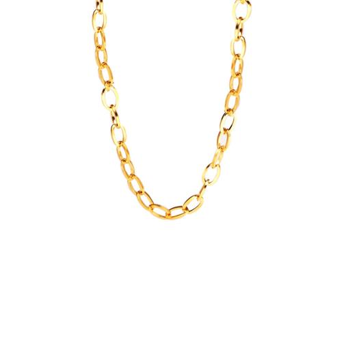 Collier d'acier titane, Placage, pour homme, plus de couleurs à choisir, Longueur:Environ 51-80 cm, Vendu par PC