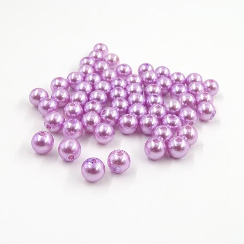 Plastic Beads Round DIY & imitation pearl Sold By Bag