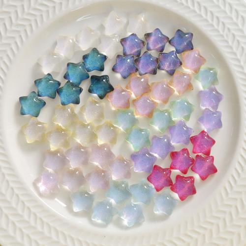 Mobile Phone DIY Decoration, Resin, Star, more colors for choice, 16mm, Sold By PC