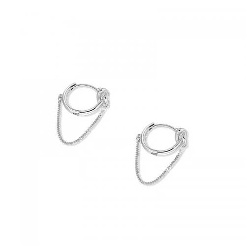 925 Sterling Silver Drop -øreringe, 925 Sterling Sølv, mode smykker & for kvinde, nikkel, bly & cadmium fri, 12x25mm, Solgt af par