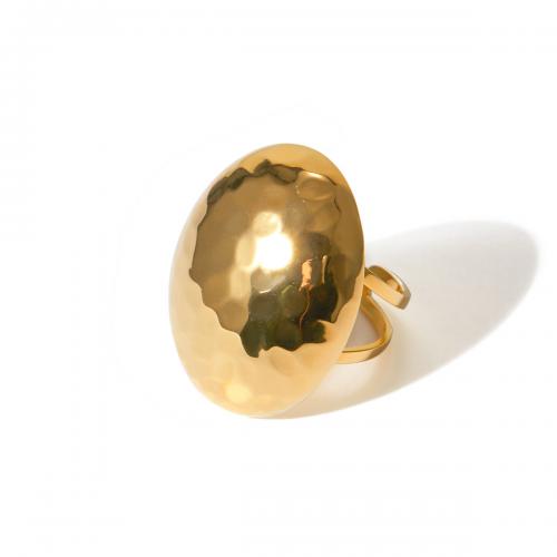 Rustfrit stål fingre Ringe, 304 rustfrit stål, mode smykker & for kvinde, gylden, Solgt af PC