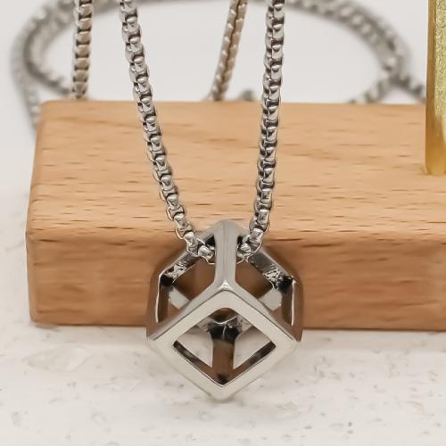 Tibetan Style Pendants, Square, plated, DIY, silver color, nickel, lead & cadmium free, 14x19mm, Sold By PC