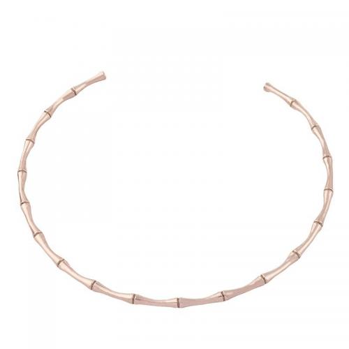 Collar halskæde, 304 rustfrit stål, for kvinde, flere farver til valg, Længde 12 cm, Solgt af PC